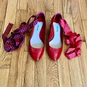 Miu Miu Red Women's Shoes